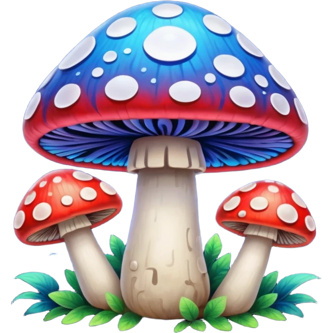 psychodelic mushroom emoji