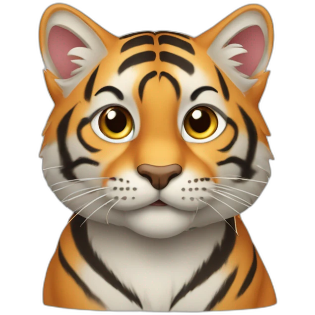 Un petit chat européen tigré emoji