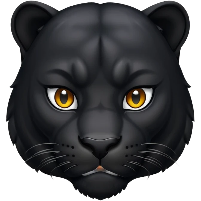 Una pantera emoji