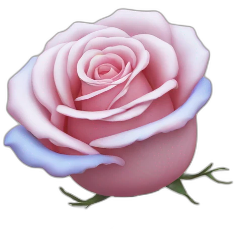 Rose bleu emoji