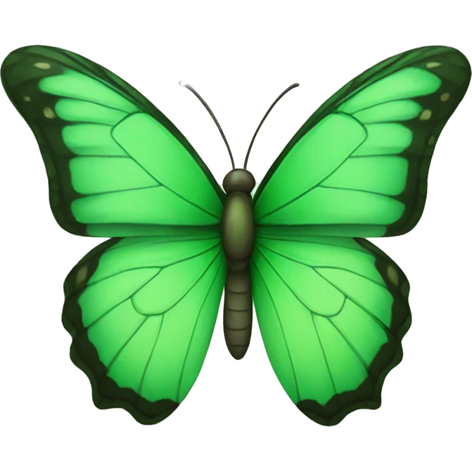 Green Butterfly emoji