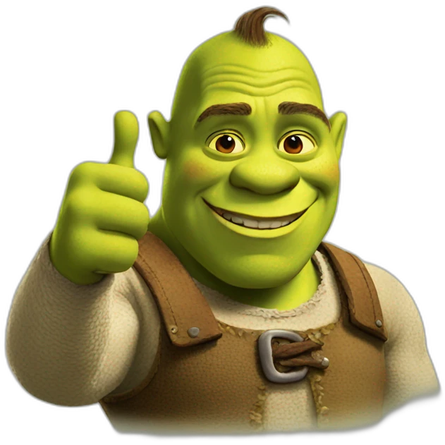 shrek thumbsup emoji