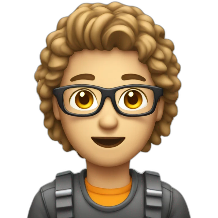 video editor behind a computer emoji