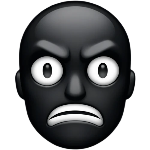 hatred looming from afar emoji