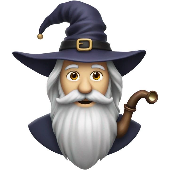 Wizard smoking pipe emoji