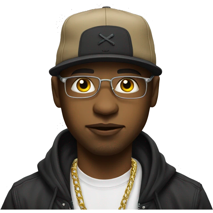 Gangsta rapper emoji