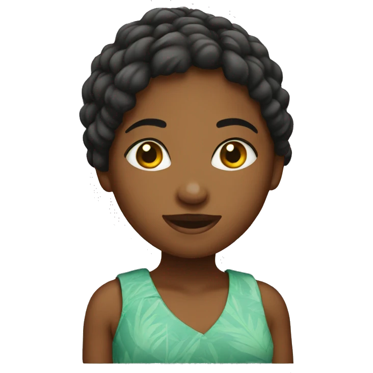 Island girl emoji