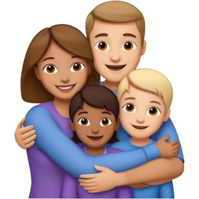 Happy family emoji