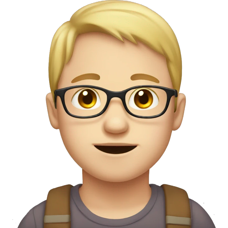 Down syndrome autistic person emoji