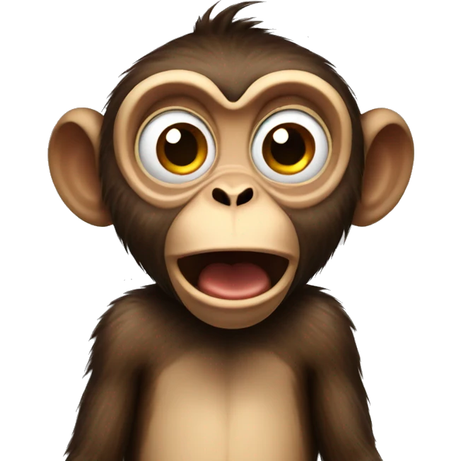 shocked monkey emoji