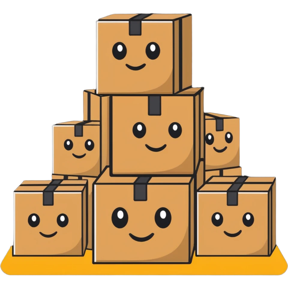 Moving boxes emoji emoji