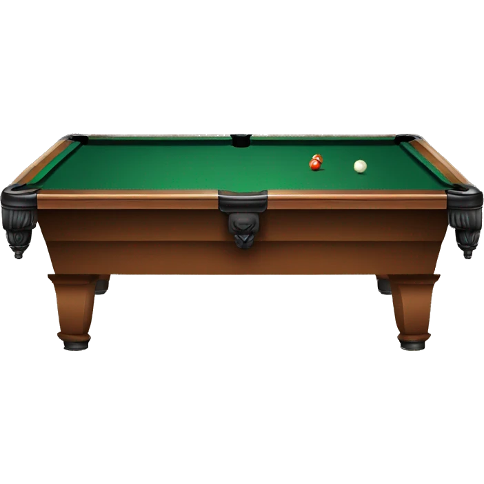 Pool table emoji