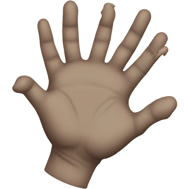 Dirty hands emoji