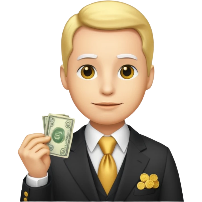 picsou canard avec argent emoji