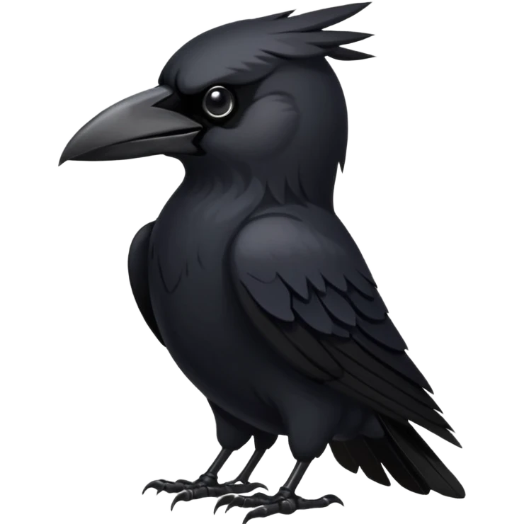 crow with knife emoji
