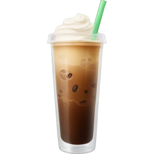 Ice coffee emoji