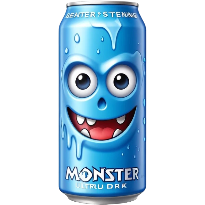 Monster zero ultra energy drink emoji