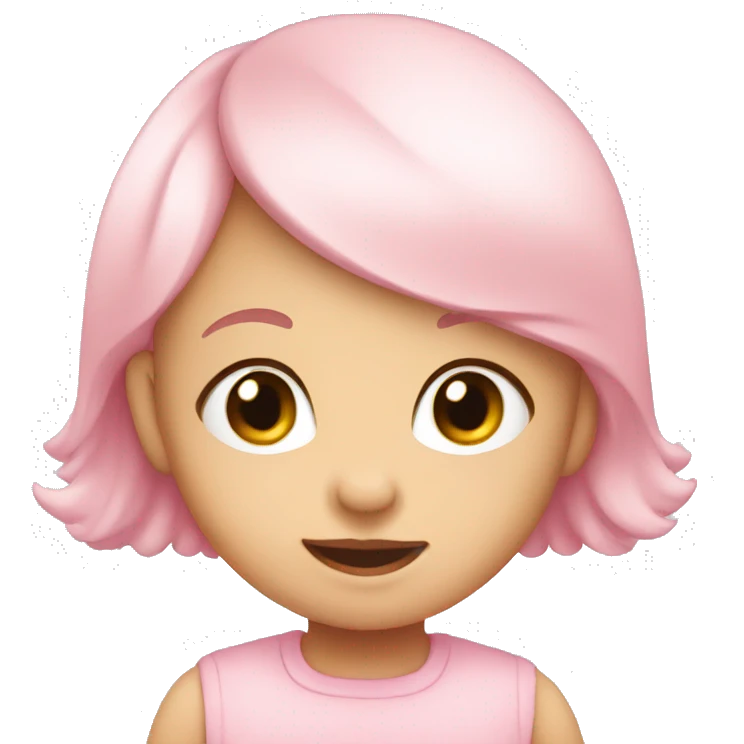 Baby pink emoji