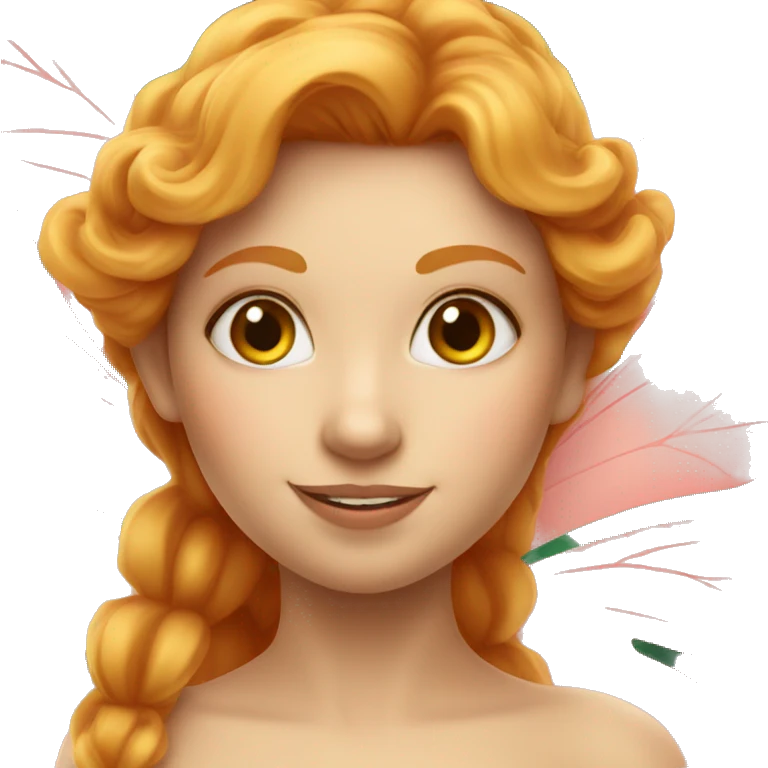 Strawberry Blonde fairy emoji