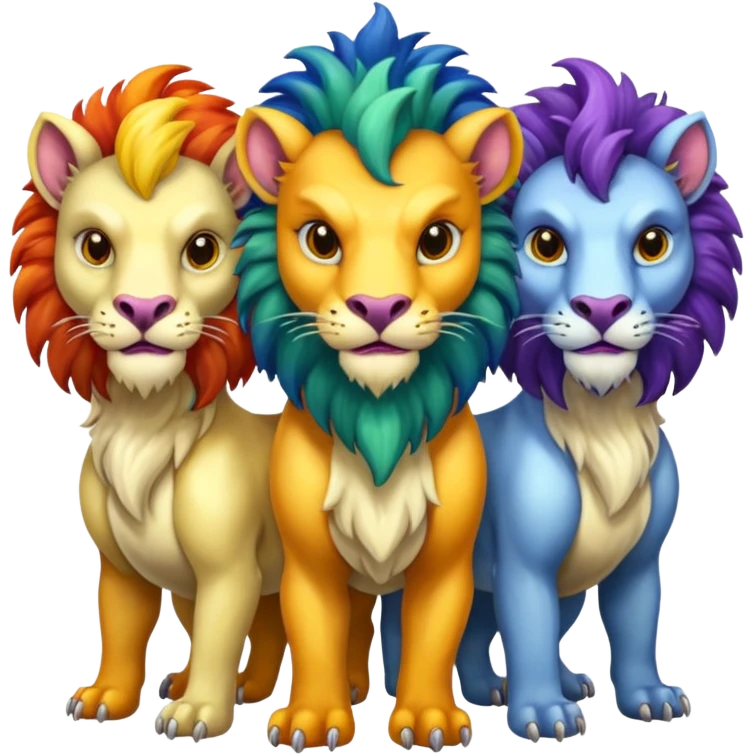CHIMERA con 3 cabezas emoji