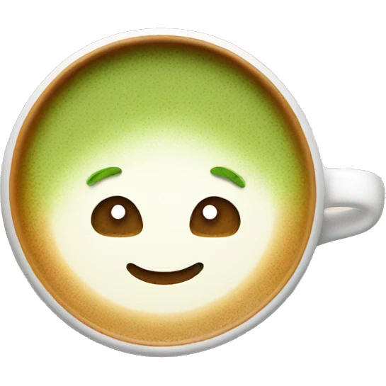 Matcha latte  emoji