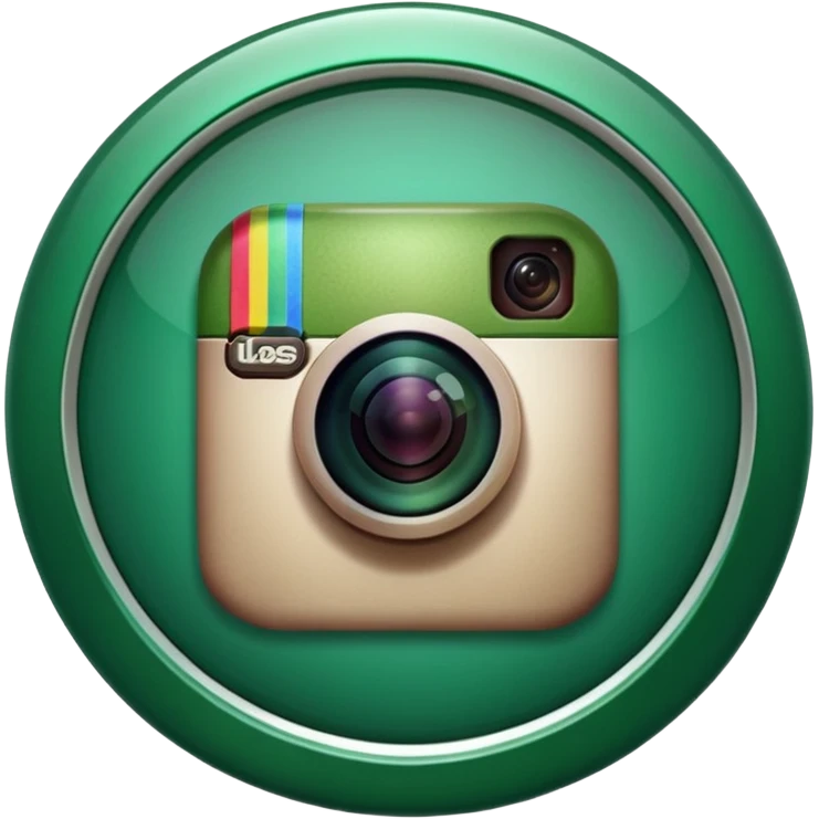 Instagram green verified logo emoji