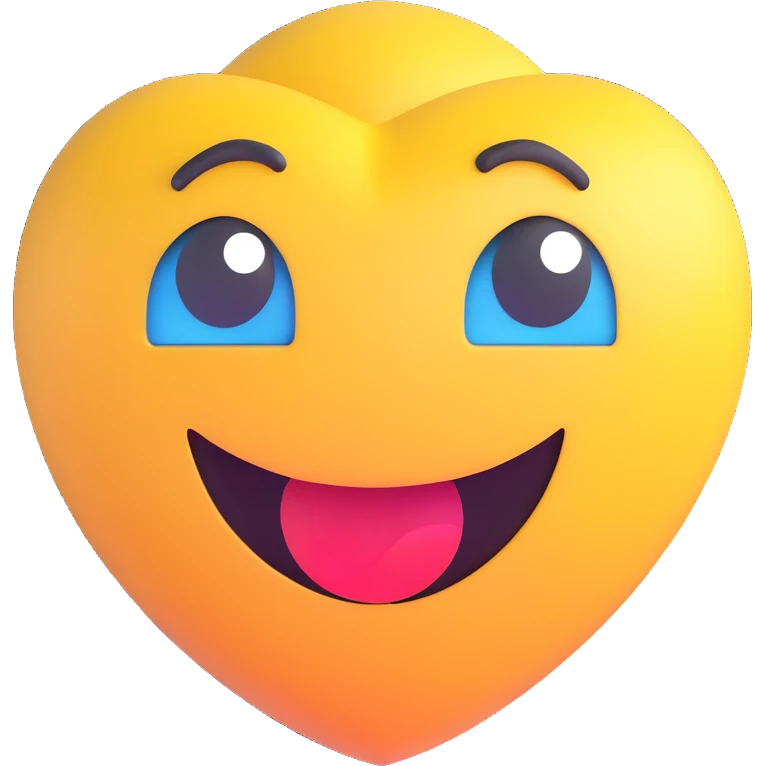 diamond, playful and rounded, 3D emoji style emoji
