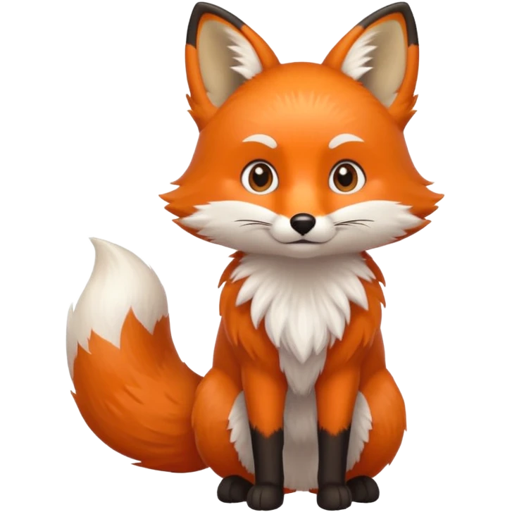 A cute fox emoji