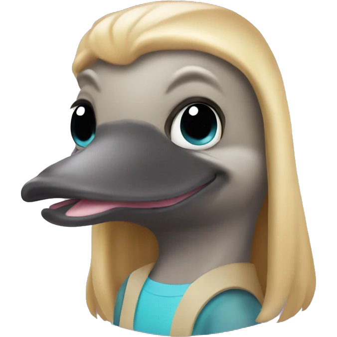 Blonde platypus  emoji