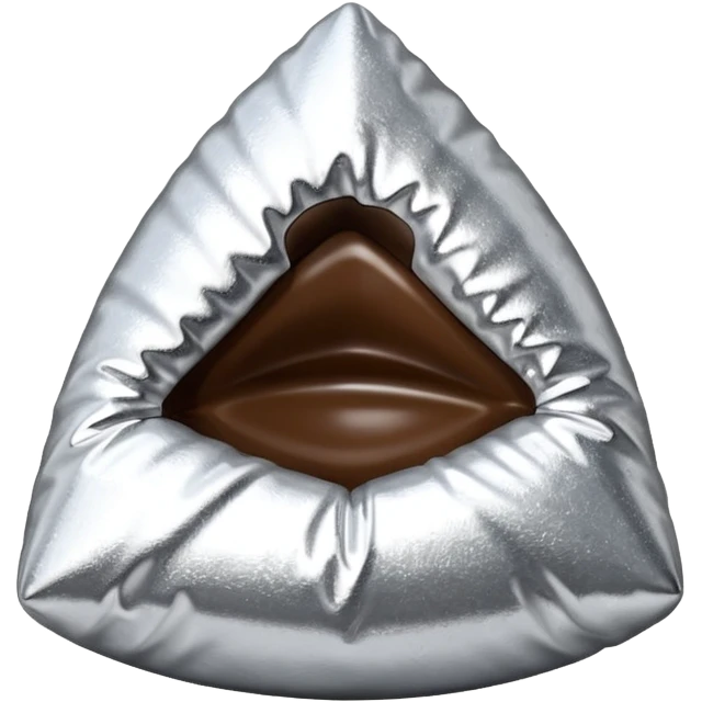 Glittery Hershey’s kiss  emoji