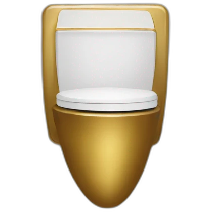 golden front urinal emoji
