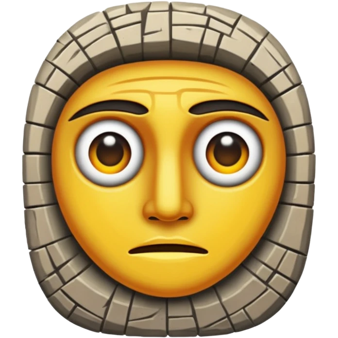 Curse in the middle of the mosaic emoji