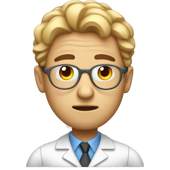 physicist with headache emoji