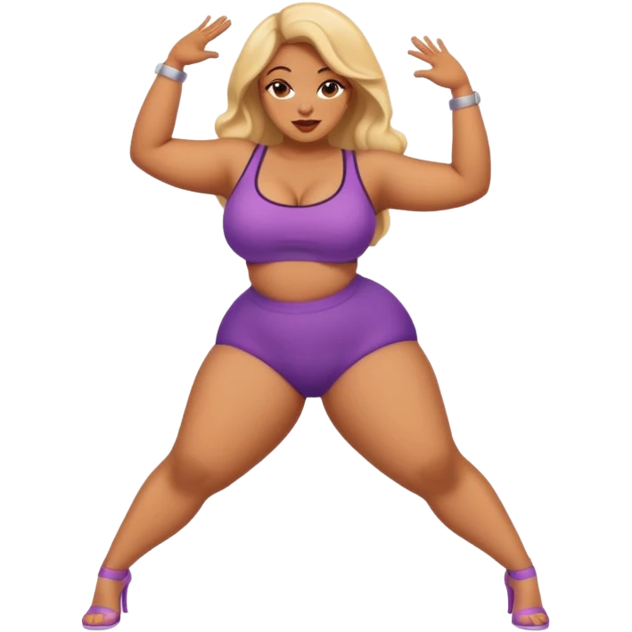 Big ass girl twerking emoji