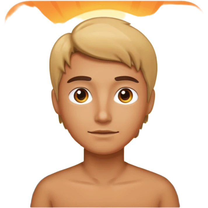 A good looking at a sunrise emoji