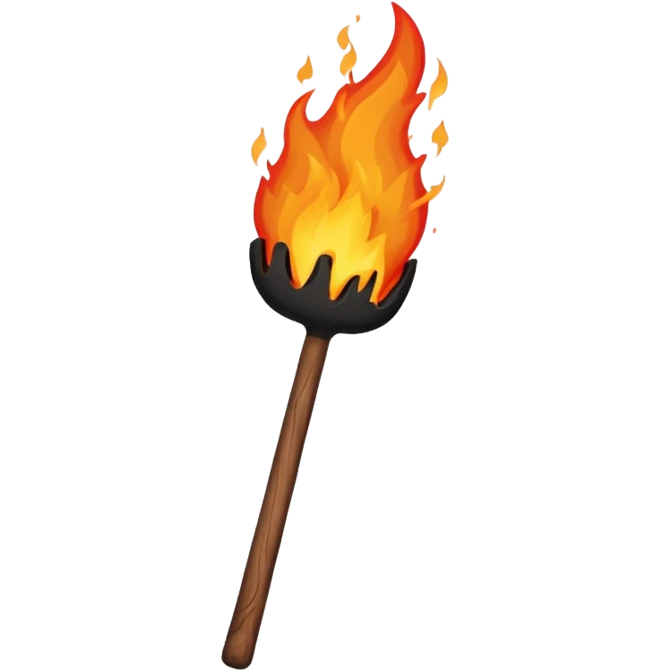 wood fire stick  emoji