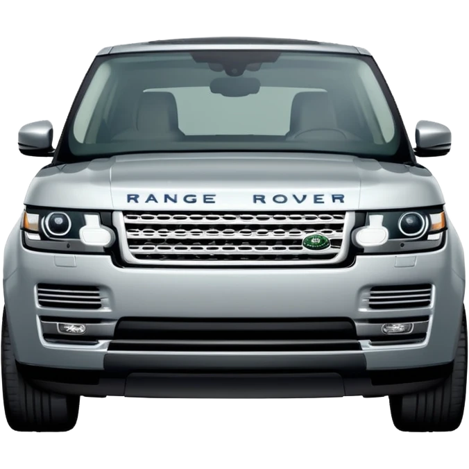 range rover with number twenty six on license plate emoji
