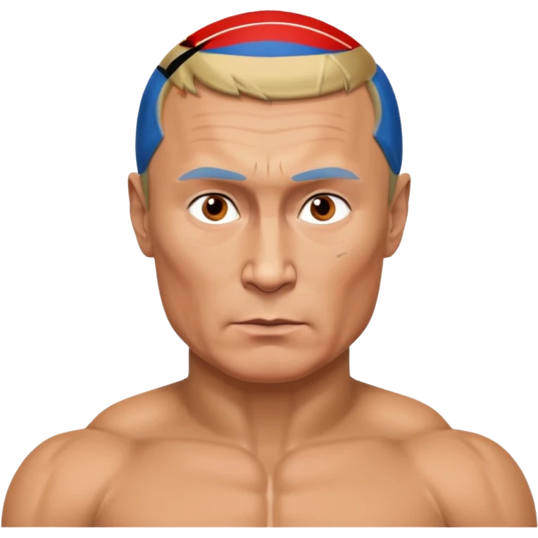 Muscular Putin emoji