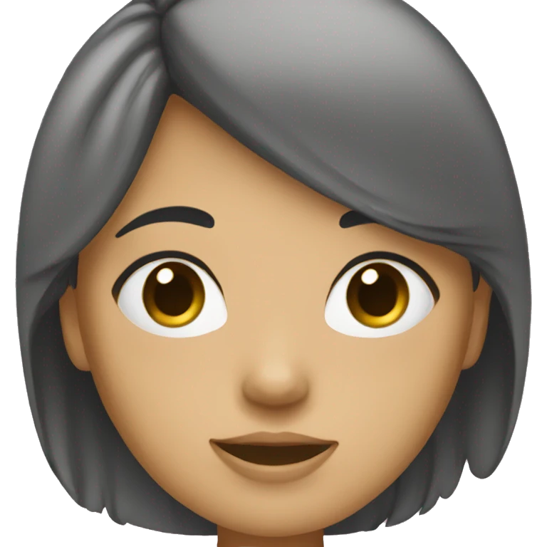 Fille qui fait le anheda emoji