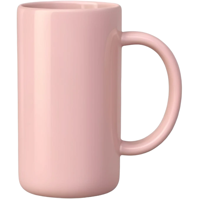 Can u create a cute and aesthetic pastel pink tall coffee mug to add to my caption I don't want any eyes on it! And keep it pinterest worthy  emoji