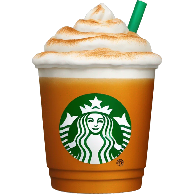 Starbucks Pumpkin Spicy Latte emoji