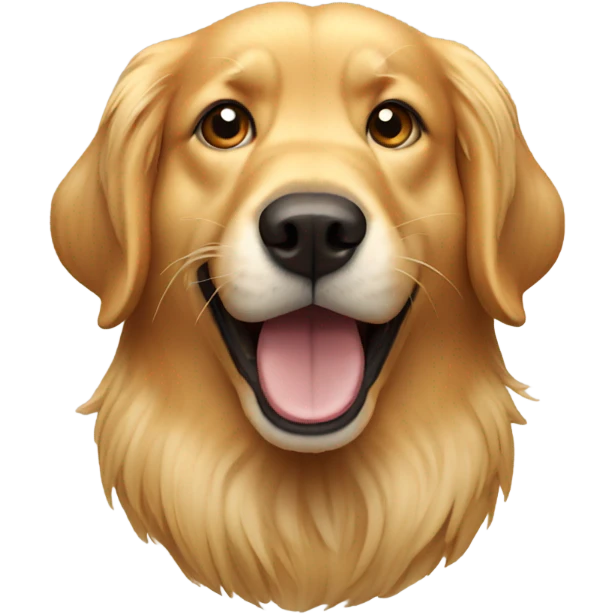 Mad golden retriever emoji