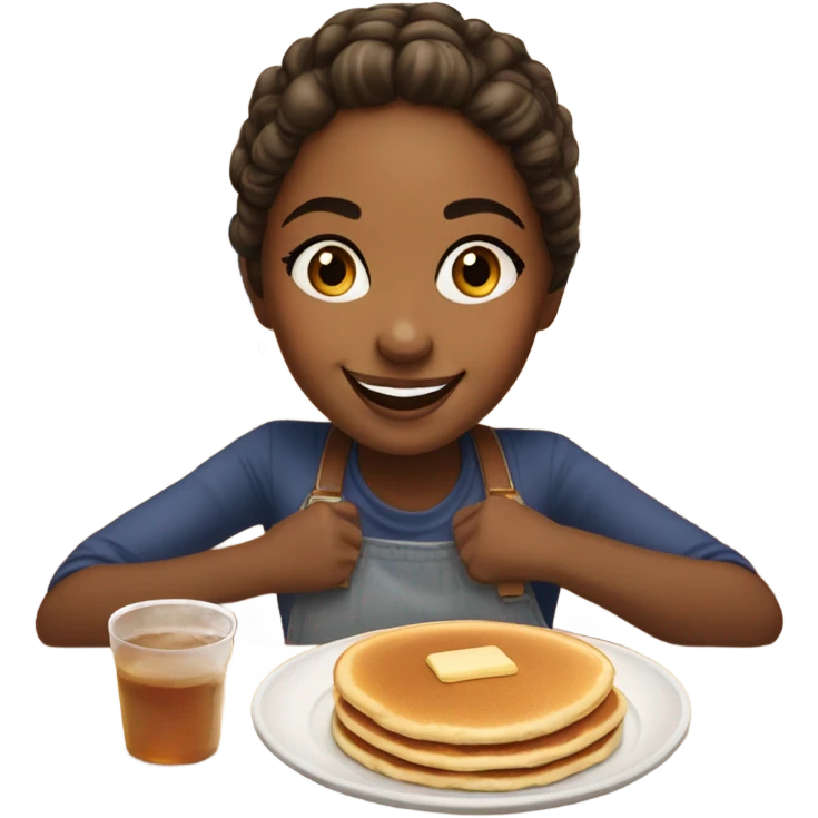 Girl at ihop emoji