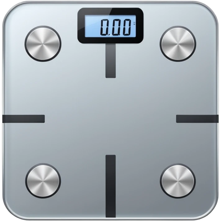 Digital weight scale emoji