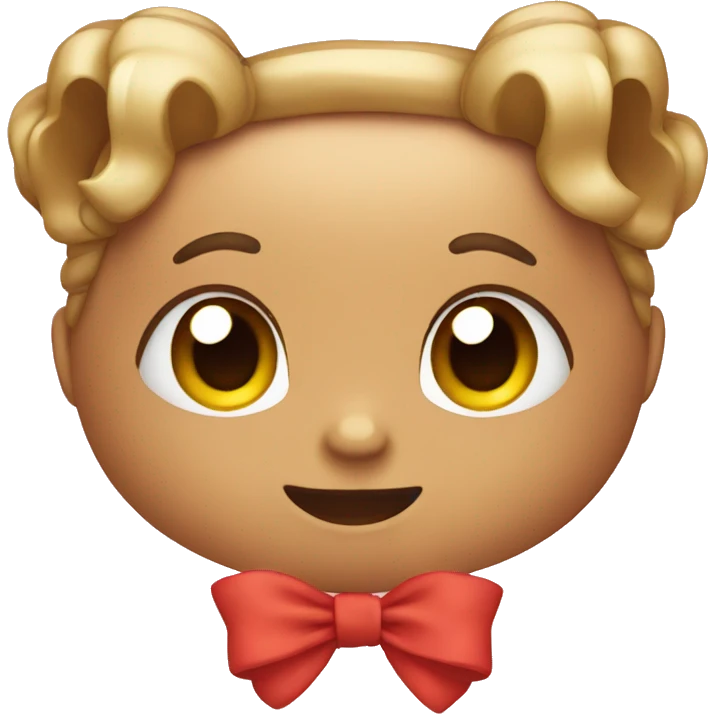 Cute bow emoji