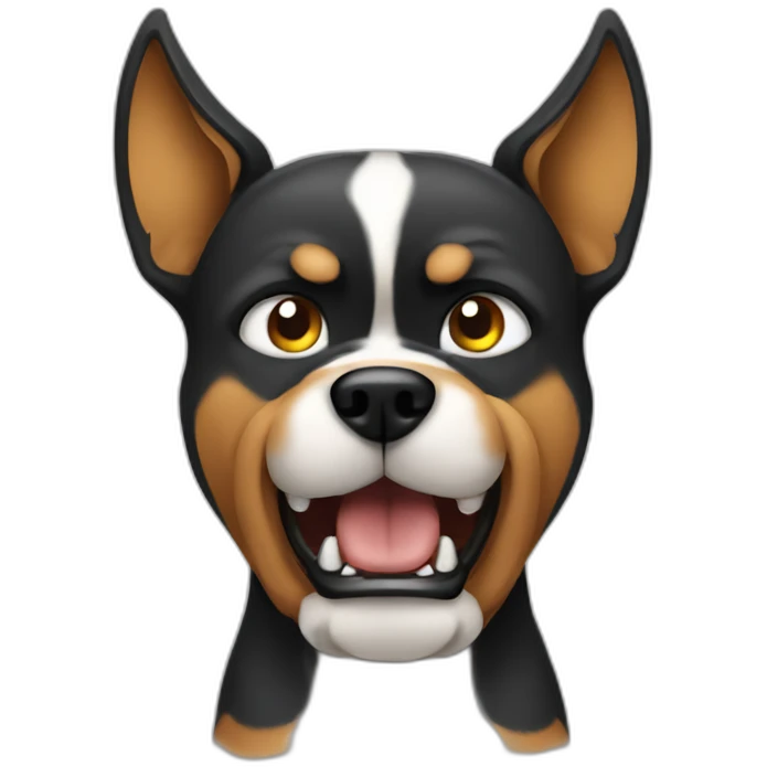 Angry dog emoji