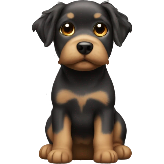 Dog mini york  emoji