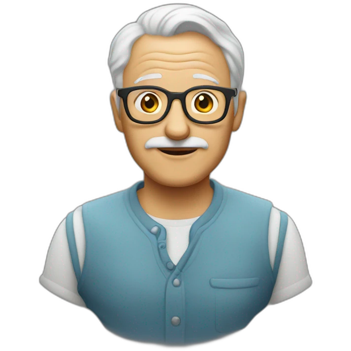 gay grandpa emoji