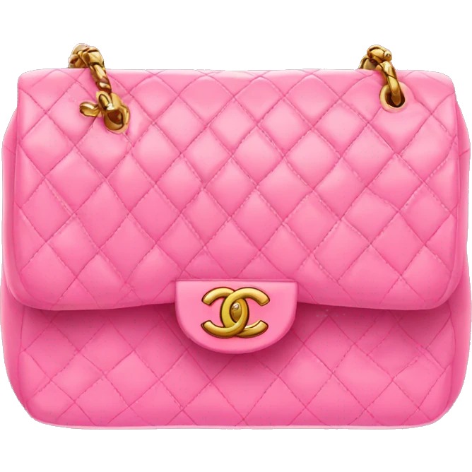 Pink chanel bag emoji