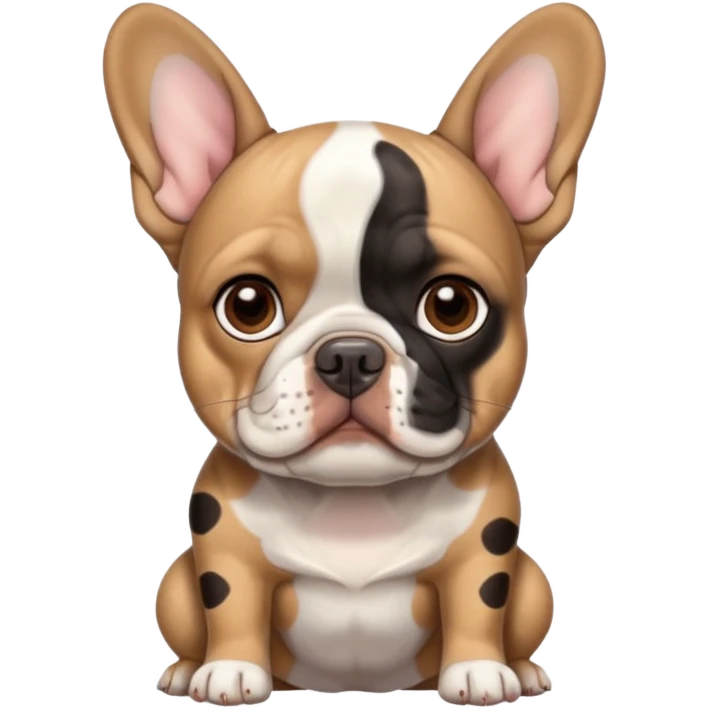Bouledogue français merle emoji